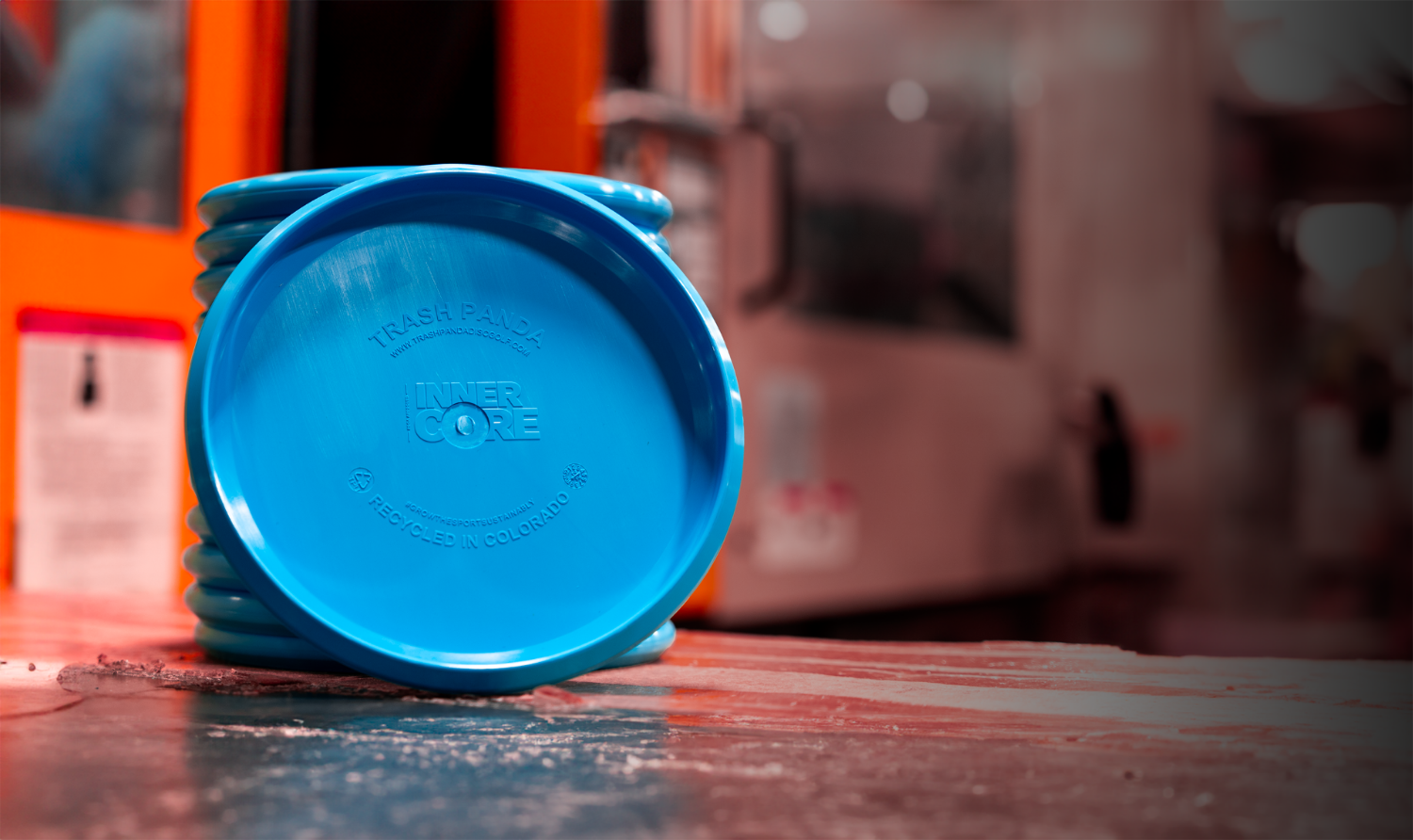 sustainable disc golf discs trash panda