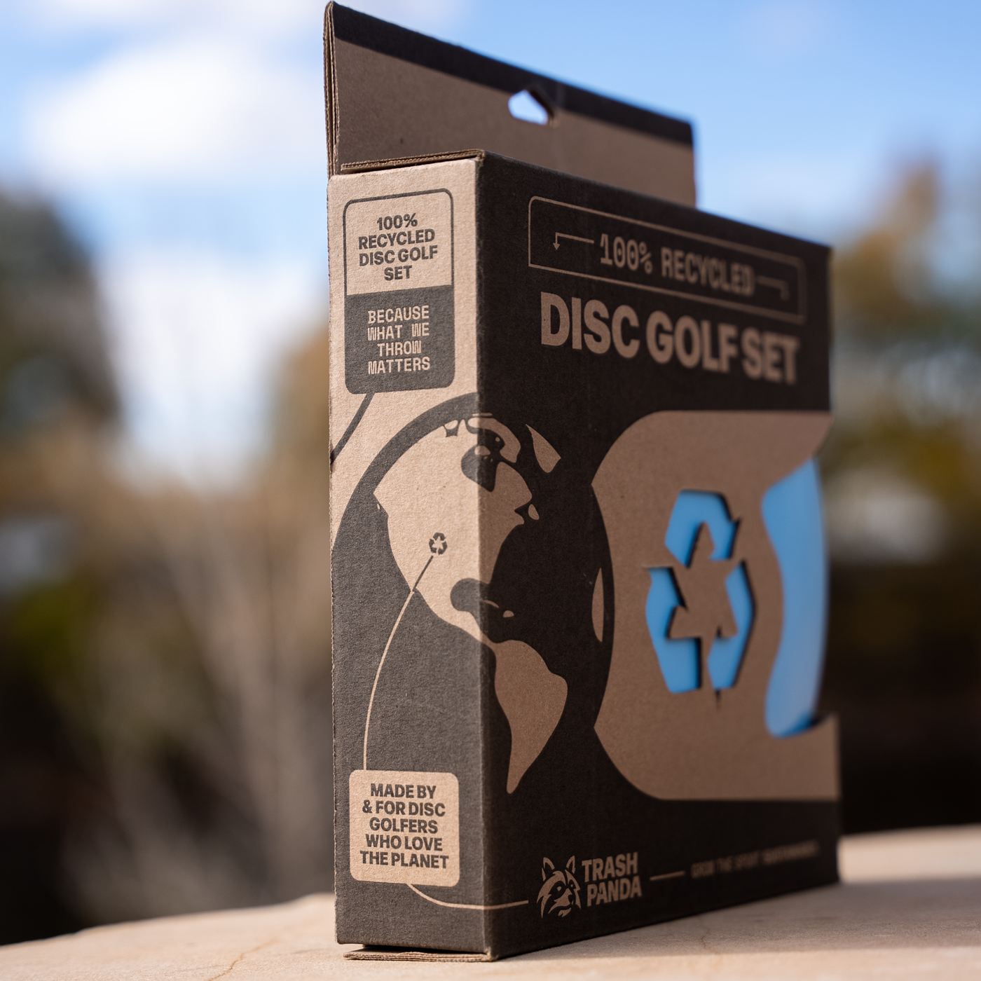 100% Recycled Disc Golf Set