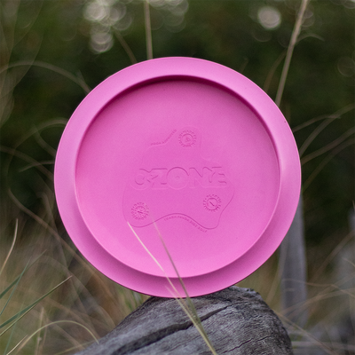 pink trash panda ozone - sustainable recycled  plastic disc golf fairway driver