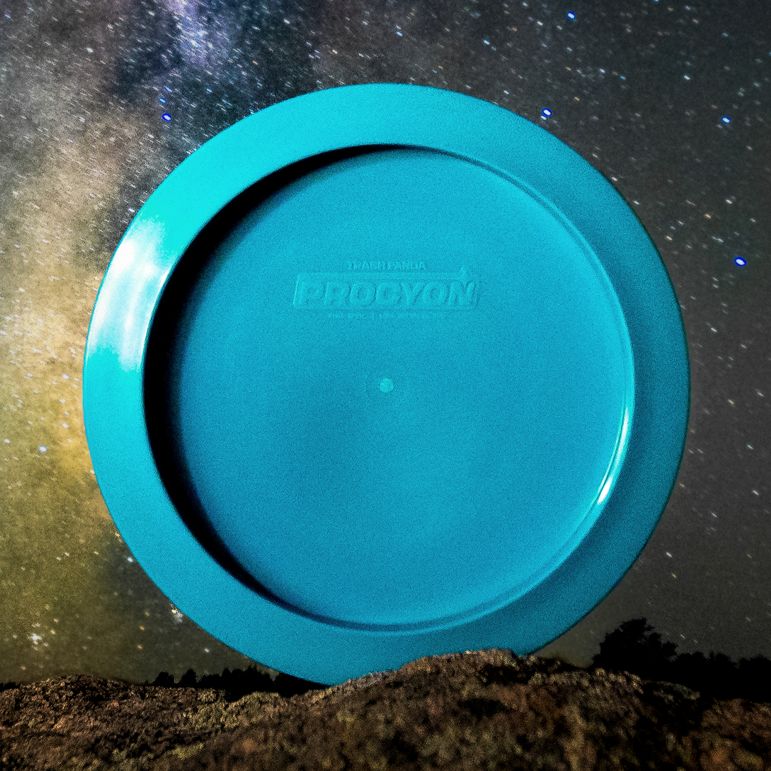 Procyon disc golf disc distance driver trash panda recycled sustainable