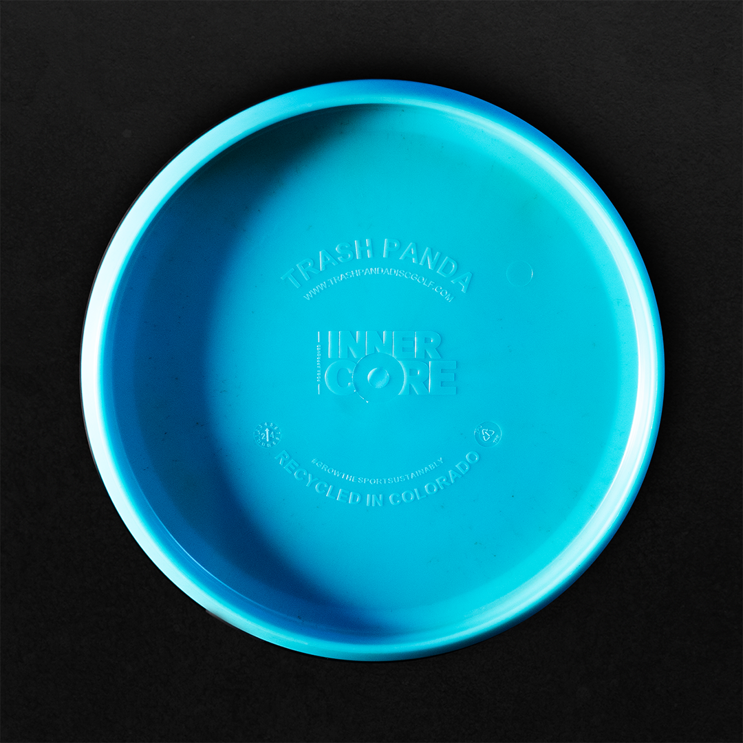 inner core recycled disc golf putter product photo - ice-blue color