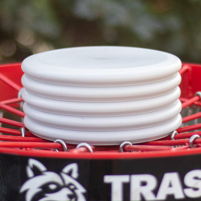 trash panda outer core putter pack of 10 sustainable disc golf discs