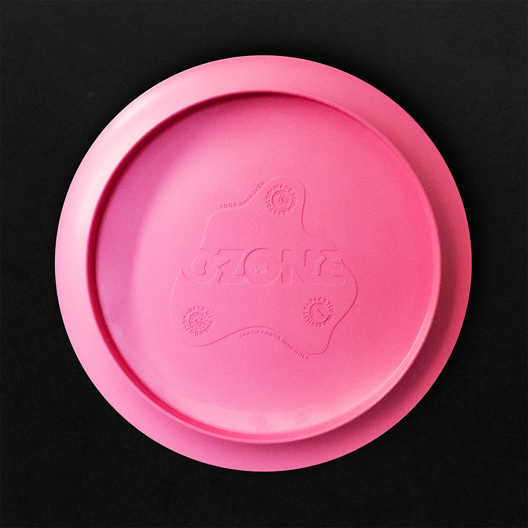 ozone sustainable disc golf fairway driver pink color