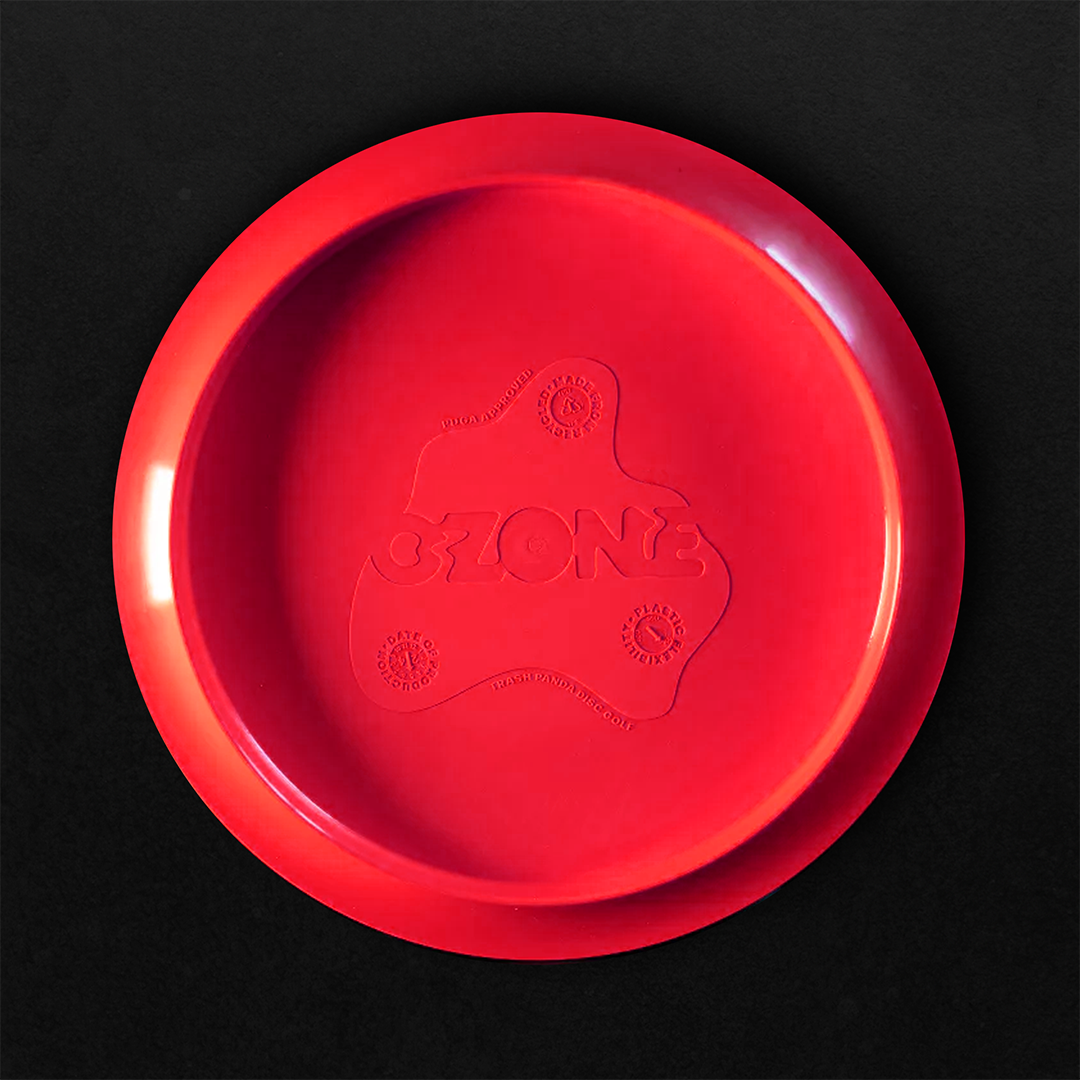 ozone sustainable disc golf fairway driver red color